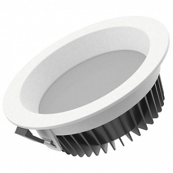 Светильник светодиодный ВАРТОН Downlight круглый встраиваемый 230*84 40W 4000K IP54/20 аварийный V1-R0-00084-10A00-4404040 Varton